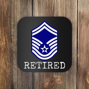 Retired E8 Senior Master Sergeant Coaster