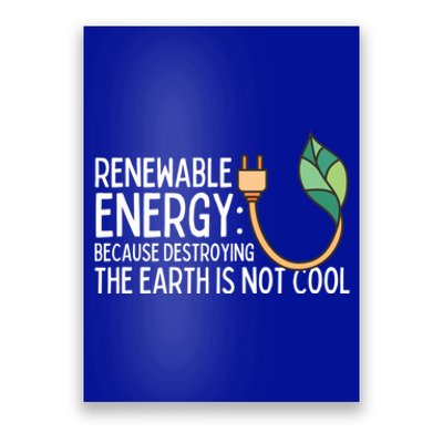 Renewable Energy Solar Energy Protect The Earth Gift Poster