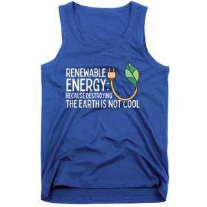 Renewable Energy Solar Energy Protect The Earth Gift Tank Top