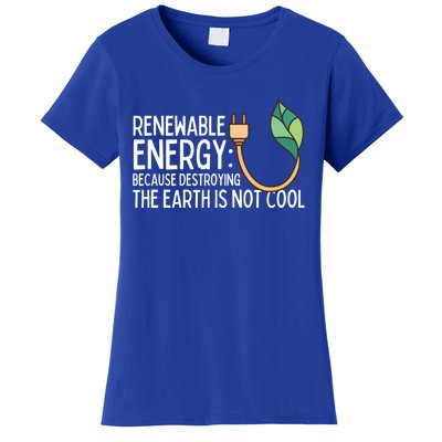 Renewable Energy Solar Energy Protect The Earth Gift Women's T-Shirt