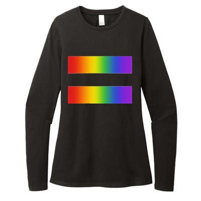 Rainbow Equality Symbol Subtle Pride Stuff Lgbt Gay Rights Womens CVC Long Sleeve Shirt