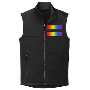 Rainbow Equality Symbol Subtle Pride Stuff Lgbt Gay Rights Collective Smooth Fleece Vest