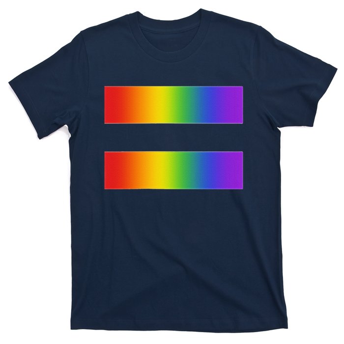 Rainbow Equality Symbol Subtle Pride Stuff Lgbt Gay Rights T-Shirt