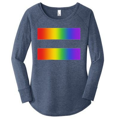 Rainbow Equality Symbol Subtle Pride Stuff Lgbt Gay Rights Women's Perfect Tri Tunic Long Sleeve Shirt