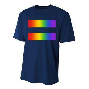 Rainbow Equality Symbol Subtle Pride Stuff Lgbt Gay Rights Performance Sprint T-Shirt