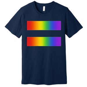 Rainbow Equality Symbol Subtle Pride Stuff Lgbt Gay Rights Premium T-Shirt