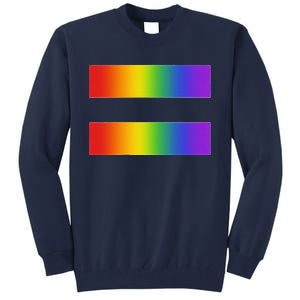 Rainbow Equality Symbol Subtle Pride Stuff Lgbt Gay Rights Tall Sweatshirt