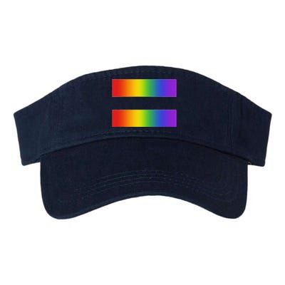 Rainbow Equality Symbol Subtle Pride Stuff Lgbt Gay Rights Valucap Bio-Washed Visor