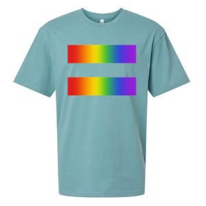 Rainbow Equality Symbol Subtle Pride Stuff Lgbt Gay Rights Sueded Cloud Jersey T-Shirt