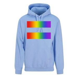 Rainbow Equality Symbol Subtle Pride Stuff Lgbt Gay Rights Unisex Surf Hoodie