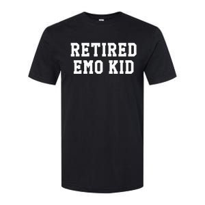 Retired Emo Sad Music Gift Softstyle CVC T-Shirt