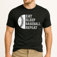 retro Eat Sleep Baseball Repeat Baseball Player Cooling Performance Crew T-Shirt