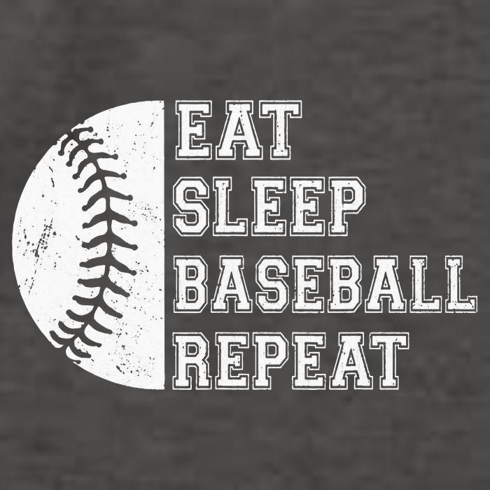 retro Eat Sleep Baseball Repeat Baseball Player Vector Backpack