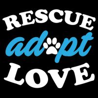 Rescue Adopt Love Cooling Performance Crew T-Shirt