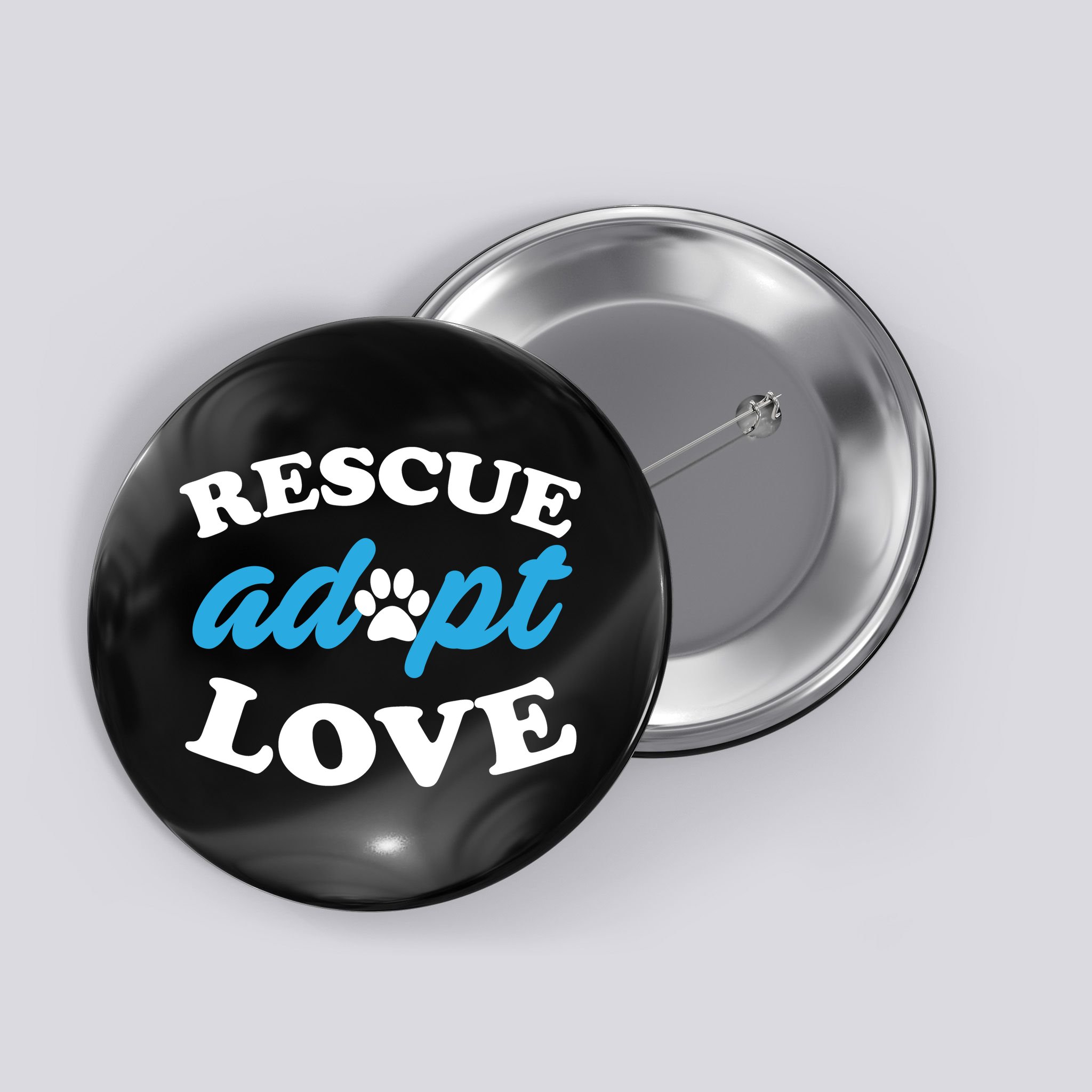 Rescue Adopt Love Button