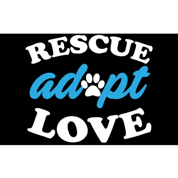 Rescue Adopt Love Bumper Sticker