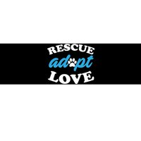 Rescue Adopt Love Bumper Sticker