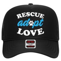 Rescue Adopt Love Trucker Hat