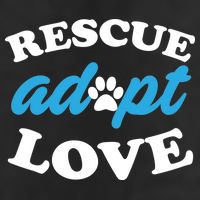 Rescue Adopt Love Trucker Hat