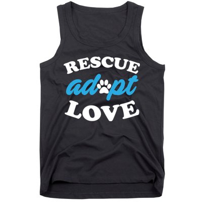 Rescue Adopt Love Tank Top