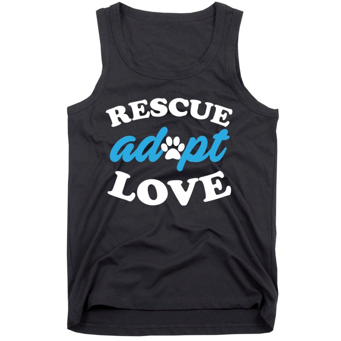 Rescue Adopt Love Tank Top