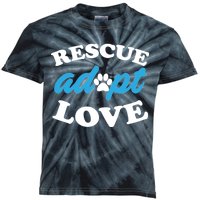 Rescue Adopt Love Kids Tie-Dye T-Shirt