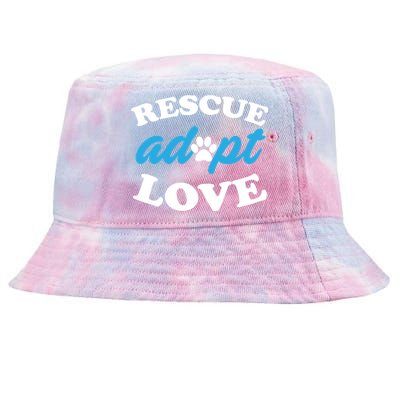 Rescue Adopt Love Tie-Dyed Bucket Hat