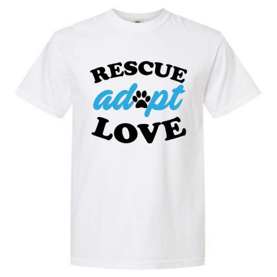 Rescue Adopt Love Garment-Dyed Heavyweight T-Shirt