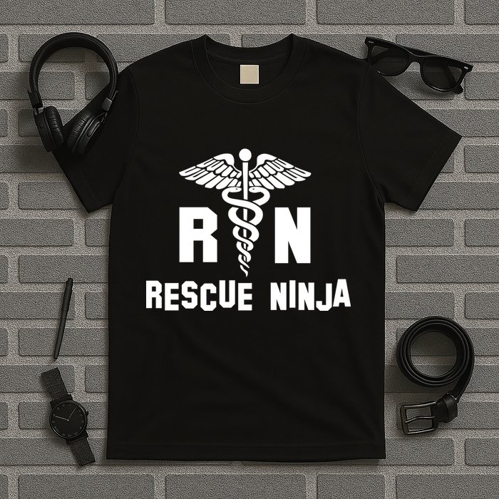 Rescue Ninja RN Nurse T-Shirt