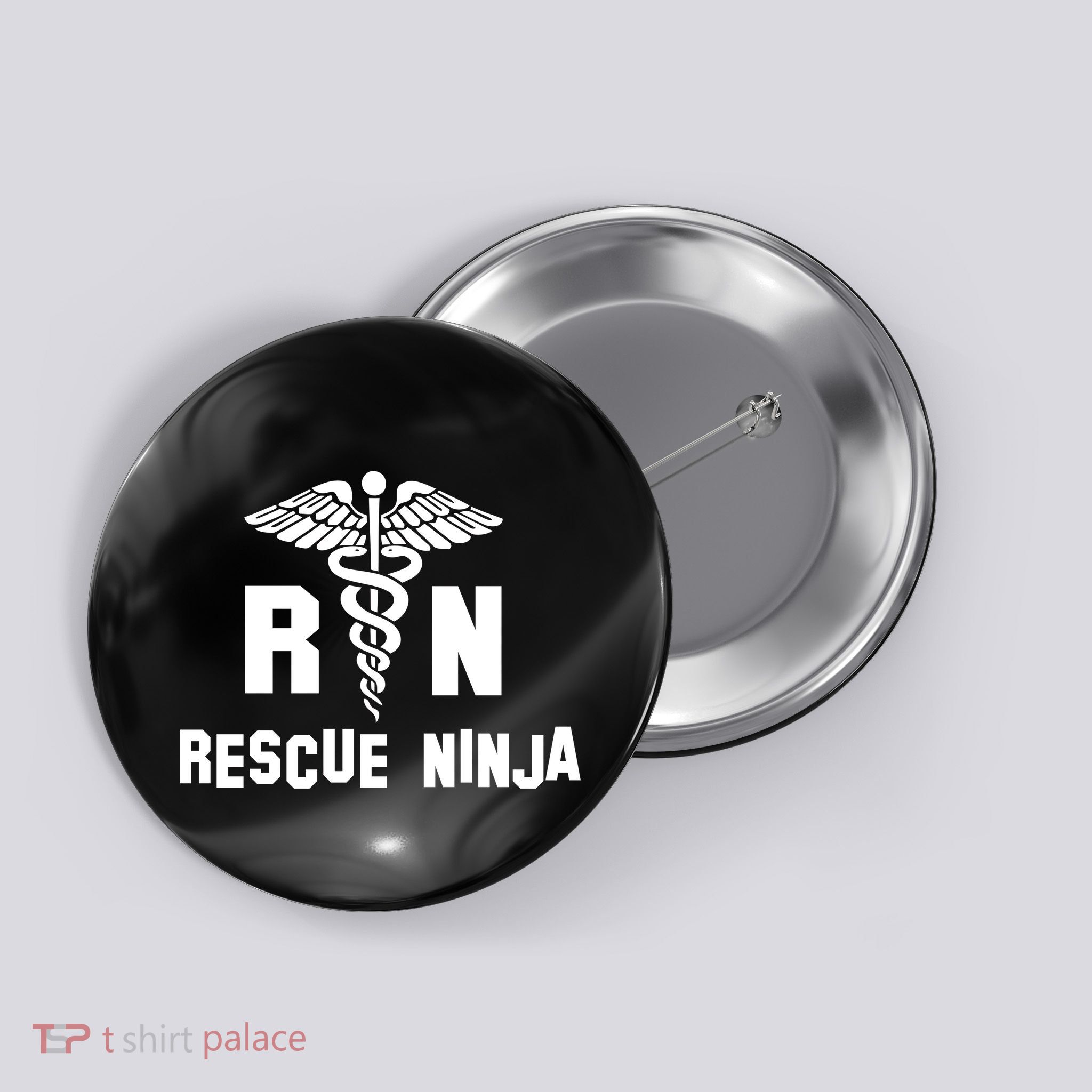 Rescue Ninja RN Nurse Button