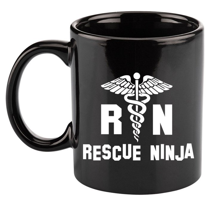 Rescue Ninja RN Nurse 11oz C Handle Ceramic Mug