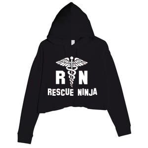 Rescue Ninja RN Nurse Crop Fleece Hoodie