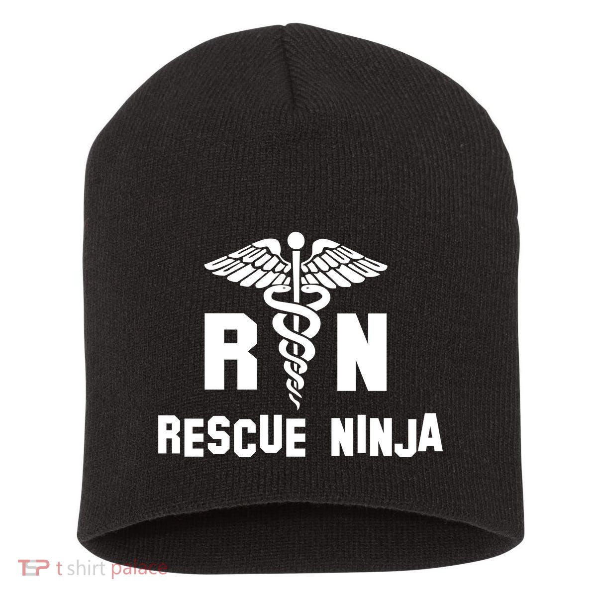 Rescue Ninja RN Nurse Short Acrylic Beanie