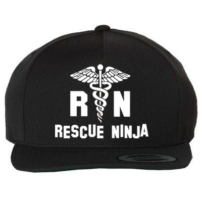 Rescue Ninja RN Nurse Wool Snapback Cap