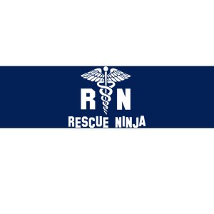 Rescue Ninja RN Nurse Bumper Sticker