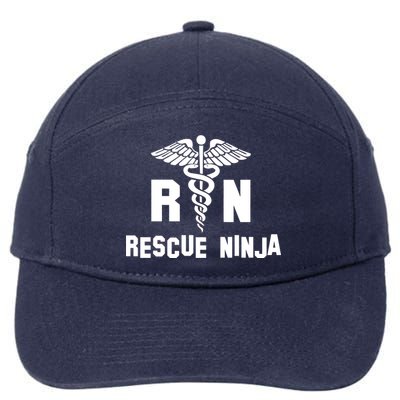 Rescue Ninja RN Nurse 7-Panel Snapback Hat