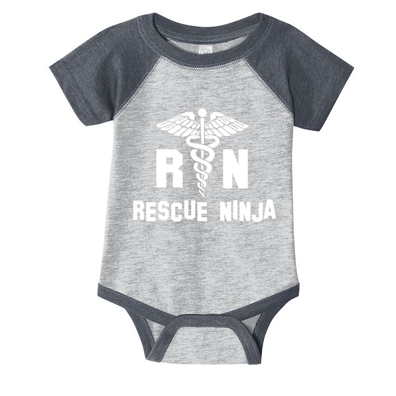 Rescue Ninja RN Nurse Infant Baby Jersey Bodysuit