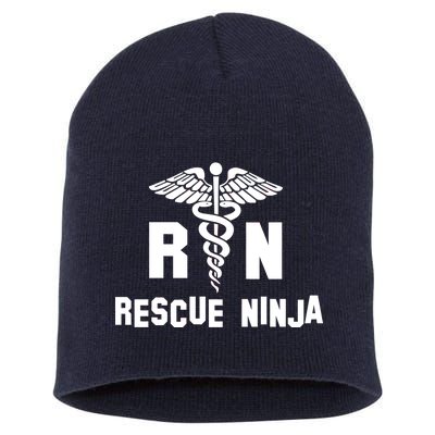 Rescue Ninja RN Nurse Short Acrylic Beanie