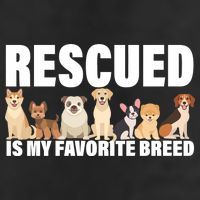 Rescued Is My Favorite Breed Golf Towel