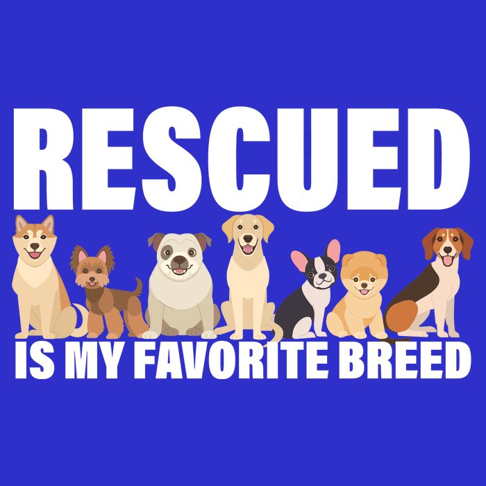 Rescued Is My Favorite Breed Apron