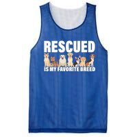 Rescued Is My Favorite Breed Mesh Reversible Basketball Jersey Tank