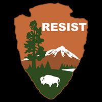 Resist. Earth DayNational Park Rangers Spoof Logo Full Zip Hoodie