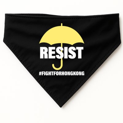 Resist. Fight For Hong Kong USA-Made Doggie Bandana