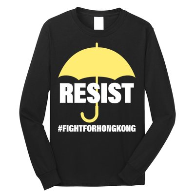 Resist. Fight For Hong Kong Long Sleeve Shirt