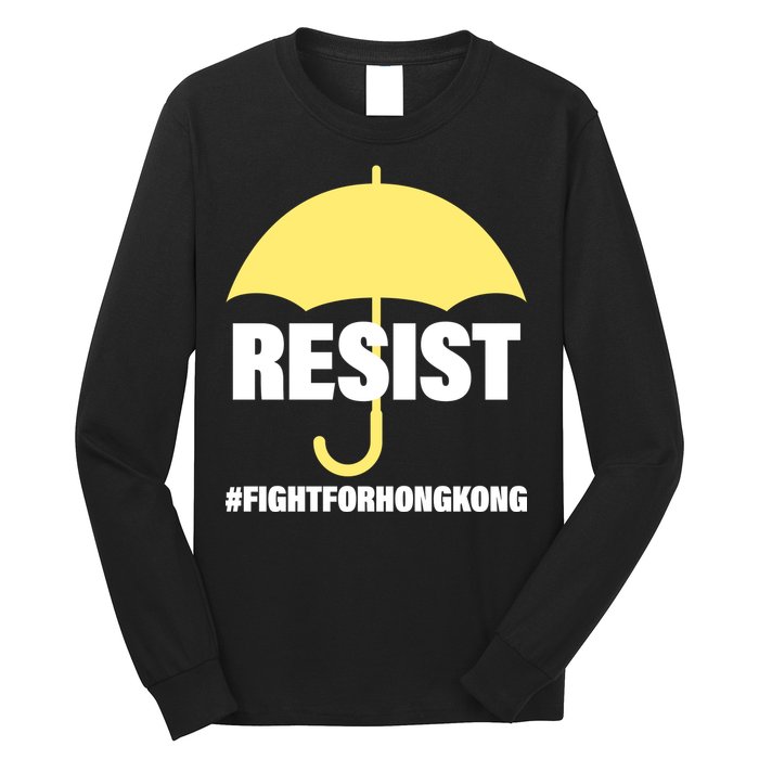 Resist. Fight For Hong Kong Long Sleeve Shirt