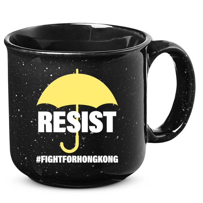Resist. Fight For Hong Kong 15oz Campfire Ceramic Mug