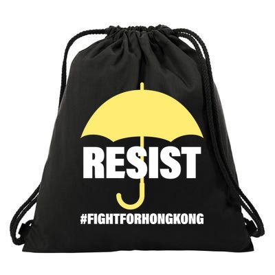 Resist. Fight For Hong Kong Drawstring Bag