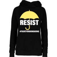 Resist. Fight For Hong Kong Womens Funnel Neck Pullover Hood