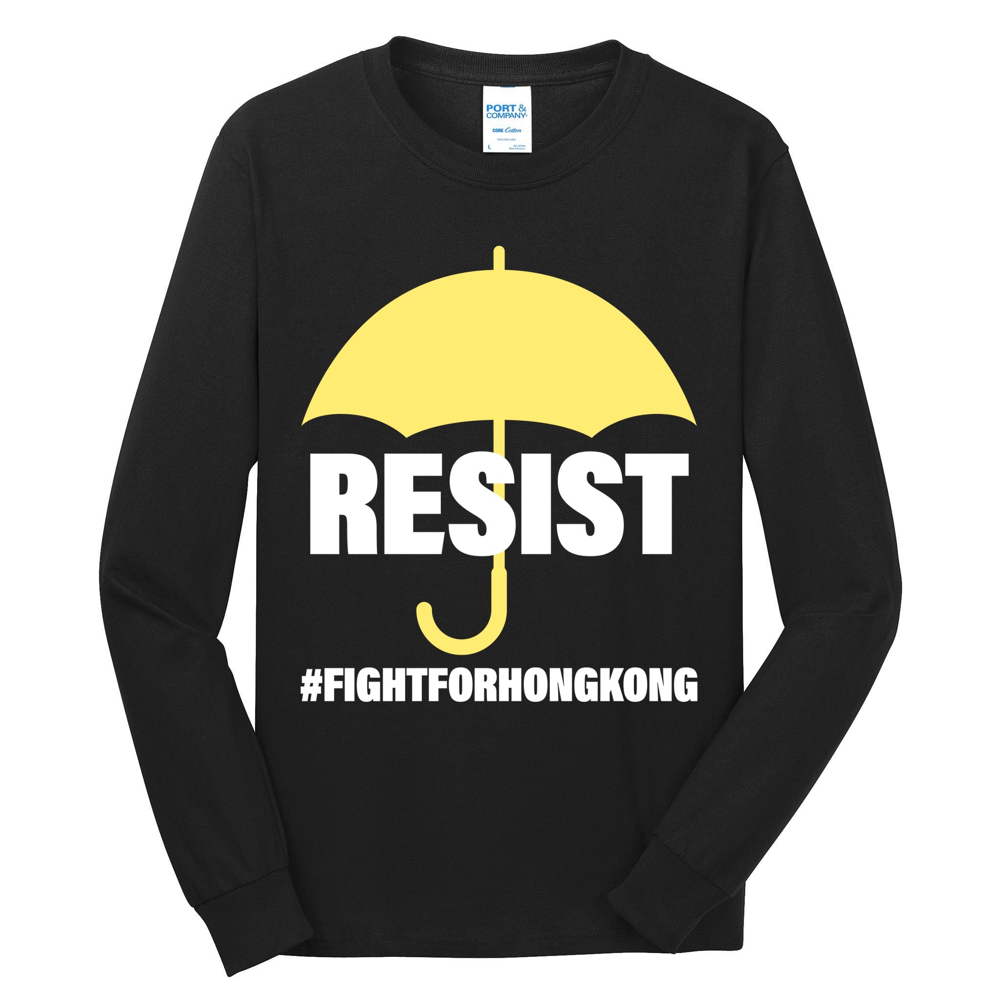 Resist. Fight For Hong Kong Tall Long Sleeve T-Shirt