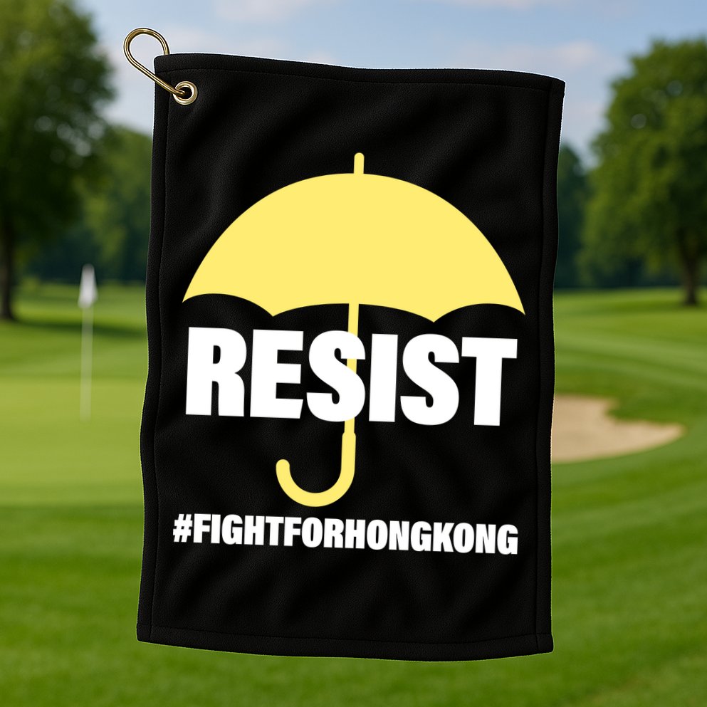 Resist. Fight For Hong Kong Golf Towel